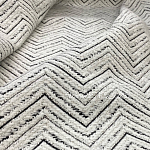 Мебельная ткань Шенилл черно-белый принт 145 см T3-38 варинант исполнения - 1 | Loft Concept в Краснодаре