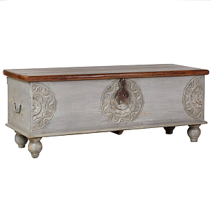 Сундук из массива манго Grey Mango