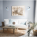 Подвесной светильник со стеклянном плафоном в форме бокала Kaleido варинант исполнения - 22 | Loft Concept в Краснодаре