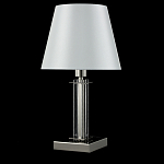Настольная лампа с белым тканевым абажуром в форме конуса Laurent варинант исполнения - 4 | Loft Concept в Краснодаре
