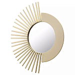 Зеркало-солнце круглое с золотистыми лучами SunMoon  варинант исполнения - 1 | Loft Concept в Краснодаре