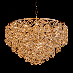 Люстра каскадная с подвесками в форме колец Galaxy of Light варинант исполнения - 1 | Loft Concept в Краснодаре