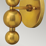 Бра с белым матовым стеклянным плафоном и тремя декоративными шарами Hinkley варинант исполнения - 8 | Loft Concept в Краснодаре