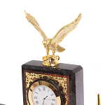 Настольный письменный набор из лемезита и змеевика с декором в виде Орла в подарочной упаковке Successful Leader варинант исполнения - 3 | Loft Concept в Краснодаре