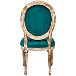 Стул из натурального бука зелёный с цветочным принтом Impressionism in Color варинант исполнения - 2 | Loft Concept в Краснодаре