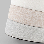 Пуф Three Colors в ткани букле из трех цветов  варинант исполнения - 5 | Loft Concept в Краснодаре