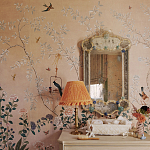 Обои ручная роспись Cecily pink варинант исполнения - 4 | Loft Concept в Краснодаре