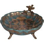 Блюдо фарфоровое Птица на ветке Flora варинант исполнения - 2 | Loft Concept в Краснодаре