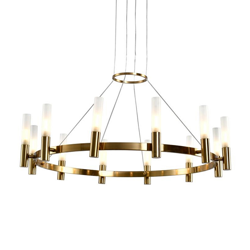 Люстра подвесная светодиодная круглая Uniformity of Lighting Бронза Белый Люстра подвесная светодиодная круглая Uniformity of Lighting Бронза Белый в Краснодаре | Loft Concept