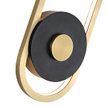 Бра с овальной рамой цвета латунь Midnight Orbit варинант исполнения - 2 | Loft Concept в Краснодаре