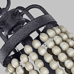 Люстра с 6-ю лампами и кремовыми деревянными бусинами Feiss варинант исполнения - 6 | Loft Concept в Краснодаре