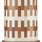 Настольная лампа с узором вдоль колоннообразного основания Brick Surface варинант исполнения - 1 | Loft Concept в Краснодаре