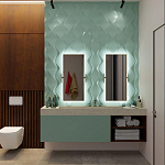 Гипсовая 3D панель с принтографией PM-24 варинант исполнения - 1 | Loft Concept в Краснодаре