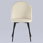 Мягкий стул в бежевом велюре Miruna Chair варинант исполнения - 3 | Loft Concept в Краснодаре