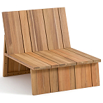 Уличное кресло из массива акации Trivett Wooden Chair варинант исполнения - 5 | Loft Concept в Краснодаре