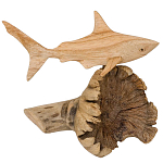 Статуэтка из дерева акула Animals of the World варинант исполнения - 2 | Loft Concept в Краснодаре