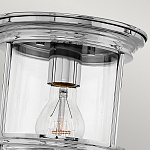 Потолочный светильник для ванных комнат с цилиндрическим стеклянным плафоном и одной лампой Hinkley варинант исполнения - 15 | Loft Concept в Краснодаре