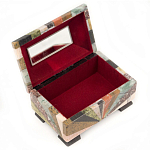 Шкатулка из натурального камня змеевик Stone Casket варинант исполнения - 3 | Loft Concept в Краснодаре