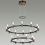 Люстра подвесная с двумя круглыми ярусами и цилиндрическими плафонами Arnaut Light варинант исполнения - 3 | Loft Concept в Краснодаре