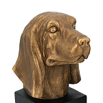 Держатель для книг с бронзовыми фигурками головы собаки Dog Elegance  варинант исполнения - 4 | Loft Concept в Краснодаре