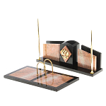 Настольный письменный набор из розового мрамора Marble Accessory варинант исполнения - 2 | Loft Concept в Краснодаре