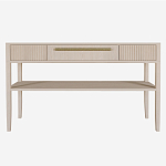 Дизайнерская Консоль с полкой и ящиком Primo Светлый дуб варинант исполнения - 7 | Loft Concept в Краснодаре