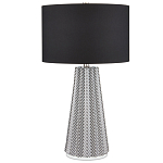 Настольная лампа с черно-белым узором Wavy Stripes варинант исполнения - 2 | Loft Concept в Краснодаре