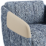 Дизайнерское Кресло William с кожаными подлокотниками  варинант исполнения - 3 | Loft Concept в Краснодаре