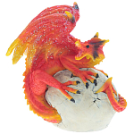 Декоративная статуэтка Дракон Red Yellow Dragon Statuette варинант исполнения - 1 | Loft Concept в Краснодаре