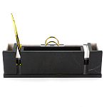 Настольный письменный набор из белого мрамора и змеевика Marble Accessory варинант исполнения - 3 | Loft Concept в Краснодаре