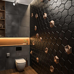 Гипсовая 3D панель с принтографией PM-41 варинант исполнения - 2 | Loft Concept в Краснодаре