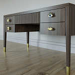 Письменный стол с 4-мя ящиками Elsa Dreams Walnut варинант исполнения - 4 | Loft Concept в Краснодаре