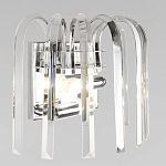 Бра цвета никель с изогнутыми хрустальными элементами Radiant Ribbons варинант исполнения - 4 | Loft Concept в Краснодаре