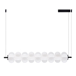 Светодиодный подвесной светильник линейный с белым воздушным плафоном Glowing Cloud варинант исполнения - 2 | Loft Concept в Краснодаре