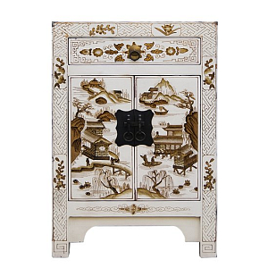 Тумба Chinese Painting Village White