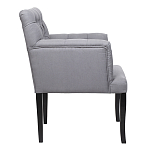 Кресло Addison Chic Armchair grey flax варинант исполнения - 2 | Loft Concept в Краснодаре