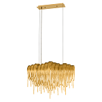 Люстра подвесная с металлическими цепочками и изогнутыми металлическими дугами 72 см Atlantis Chain варинант исполнения - 12 | Loft Concept в Краснодаре