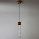 Подвесной светильник золото Sparkling Bubbles Tube Gold Hanging Lamp варинант исполнения - 3 | Loft Concept в Краснодаре