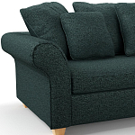 Мебельная ткань Шенилл темно-зеленый цвет 138 см T4-39 варинант исполнения - 5 | Loft Concept в Краснодаре