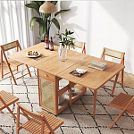 Обеденный стол раскладной из дерева Astiс Table варинант исполнения - 3 | Loft Concept в Краснодаре