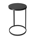 Кофейный столик круглый чёрный Compact Loft варинант исполнения - 2 | Loft Concept в Краснодаре