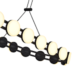 Люстра овальная с круглыми светодиодными источниками света Maxine Light варинант исполнения - 13 | Loft Concept в Краснодаре