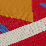 Плед хлопковый по мотивам чувашских орнаментов Ural and Siberian Patterns варинант исполнения - 4 | Loft Concept в Краснодаре