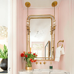 Зеркало в золотой раме Arched Mirror варинант исполнения - 1 | Loft Concept в Краснодаре