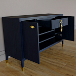 Комод-буфет Elsa Dreams Blue с открытыми полками   варинант исполнения - 6 | Loft Concept в Краснодаре