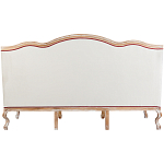 Трехместный диван из массива бука бежевый с растительным орнаментом Raffael Renaissance Beige Sofa варинант исполнения - 2 | Loft Concept в Краснодаре