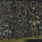 Обои ручная роспись St Laurent Casino metallic silk варинант исполнения - 3 | Loft Concept в Краснодаре