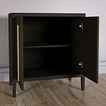 Современный Буфет Primo с 2 дверцами Темный орех варинант исполнения - 3 | Loft Concept в Краснодаре