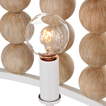 Люстра в форме цилиндра с вставками из деревянных бусин Wooden Beads варинант исполнения - 4 | Loft Concept в Краснодаре