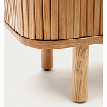 Буфет из ясеневого шпона с открытыми полками и 2-мя раздвижными дверями Toinette варинант исполнения - 4 | Loft Concept в Краснодаре